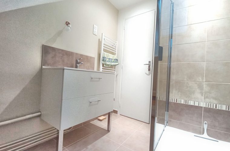 Photographie d'un chantier de carrelage à Meaux (77)